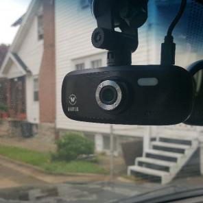 Dash camera with SD cards