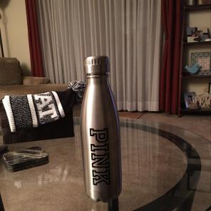 PINK Metal Water Bottle