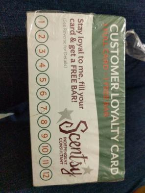 Scentsy loyalty cards