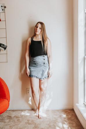 Vintage Wrap Skirt