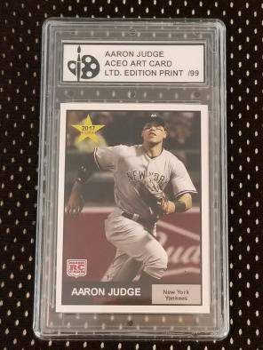 Aaron Judge ACEO Style 3 Art Card # 2/99