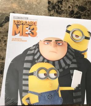 Despicable Me 3 2018 Calendar