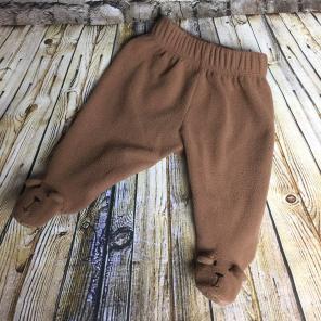 Baby Gap Bear Fleece Footed Pant Newborn