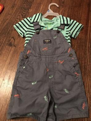 OshKosh Overalls And Shirt