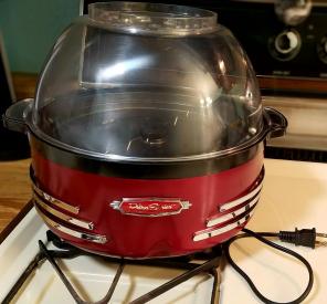 Retro Series Red POPCORN MAKER