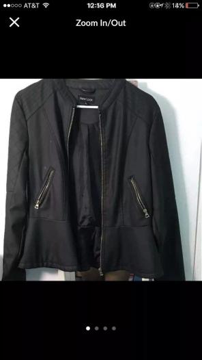 Faux Leather Jacket