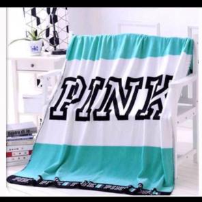 PINK Fleece Blanket in Blue ✨