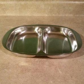 Vintage Silver Divided Serving Tray