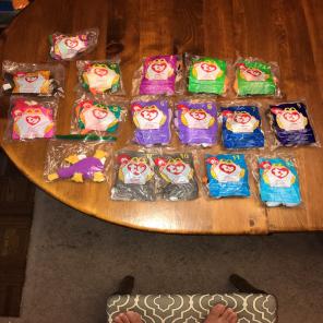 17 Vin. McDonald's TY Teenie Beanie Baby