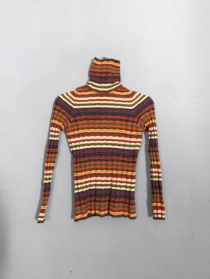 Neiman Marcus Striped Cashmere Sweater