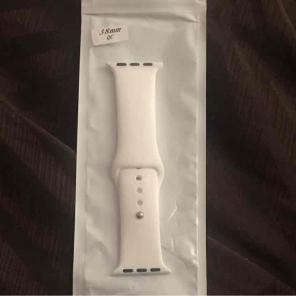 38mm white Apple Watch band