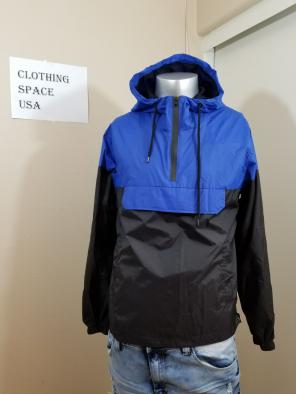 Blue/Black Windbreaker by Copper Rivet