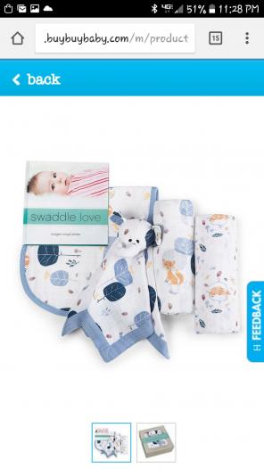 Aden + Anais Gift Set Into the Woods