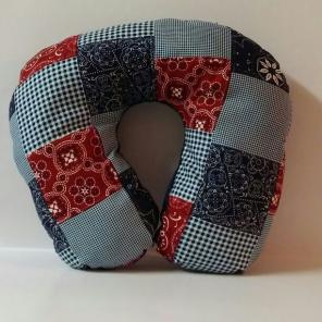 Bandana Patchwork Neck Pillow