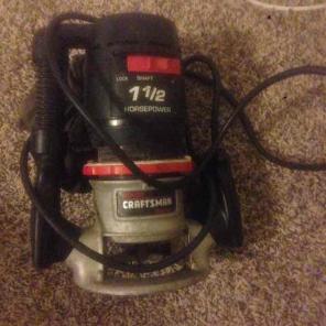 Sears craftsman router 1 1/2 hp