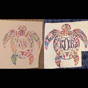 Turtle decal