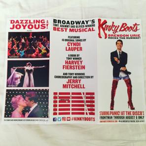 Kinky Boots Brendon Urie flyer P!ATD