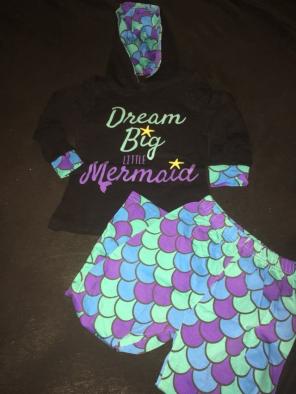 Mermaid Pant Set 2t