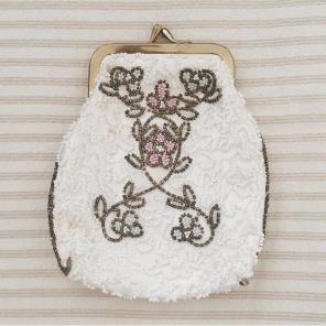 Vintage French Beaded Clutch