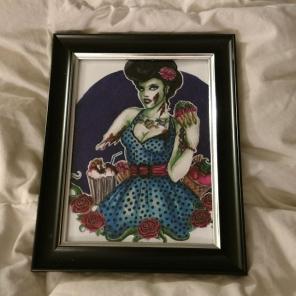 Zombie pin up