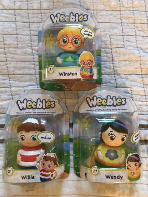 Weebles Set Wendy Willie Winston