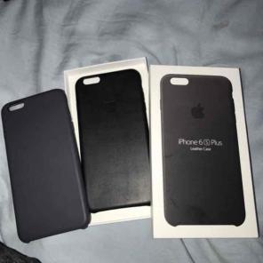 iPhone 6s Plus Silicon and Leather case