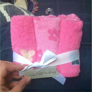Baby Girl Washclothes
