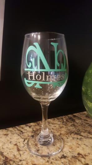 Wine glasses personalized