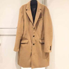 Japanese brand GU long trend coat men