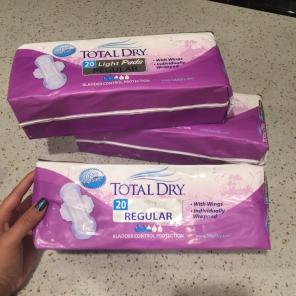 Total Dry 3 Packs Of Pads