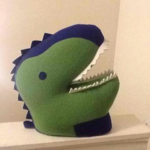 Dino head wall decor