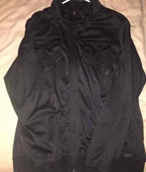 Black label zip up fleece