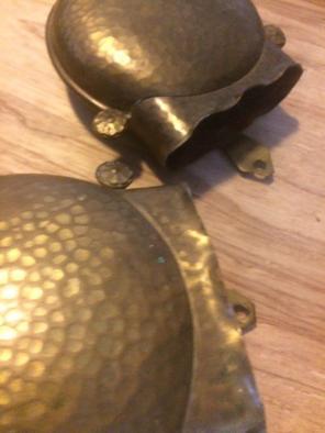 Antique Copper Match Stick Holders
