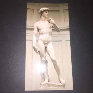 Postcard of "The David"