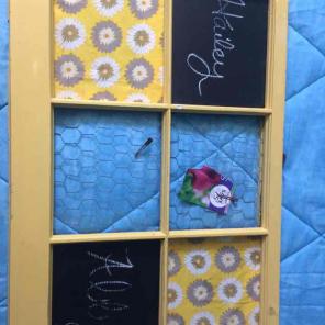 Window pane wall decor