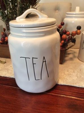 Rae Dunn Tea Canister