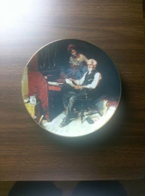 Norman Rockwell "The Love Letters" Plate