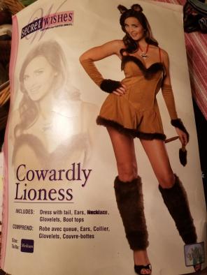Cowardly lioness costume
