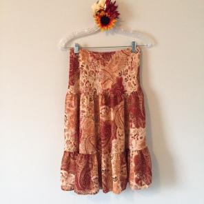 Vintage Paisley Skirt
