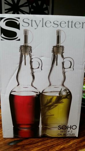 NEW Set of Soho Oil Bottles