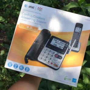 AT&T corded/ cordless answering system