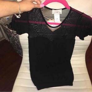 black tight shirt