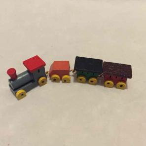 Little wooden train
