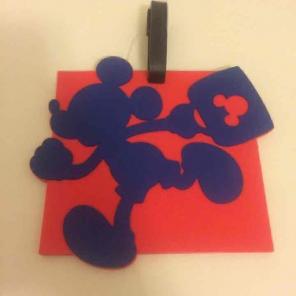 NWT Disney Mickey luggage tag