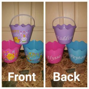 Custom Personalized Easter Baskets