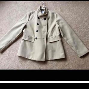 NWOT Tan Peacoat