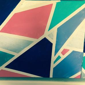 Modern Geometric Shape Painting