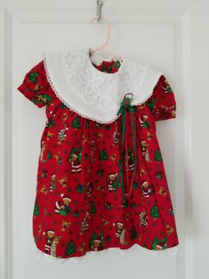 Vintage Toddler Christmas Dress 24m/2T