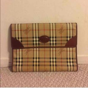 Authentic Burberry Clutch