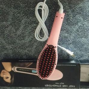 hair brush iron straightener